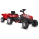 Pedal tractor with trailer Strong Bull red