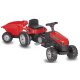 Pedal tractor with trailer Strong Bull red