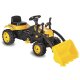 Pedal tractor with loader Strong Bull yellow