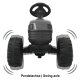 Trettraktor mit Frontlader Strong Bull gelb