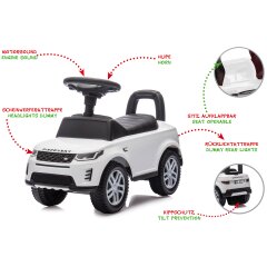 Push Car Land Rover Discovery white 2in1
