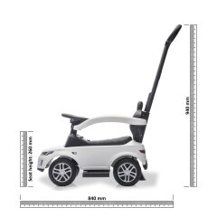 Cavalcabile Land Rover Discovery bianco 3in1