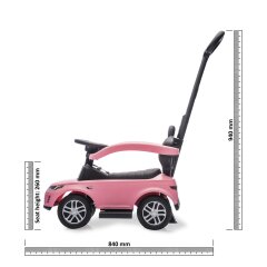 Push Car Land Rover Discovery pink 3in1