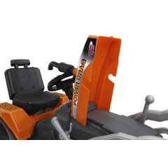 Trettraktor mit Frontlader Power Drag orange