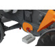 Trettraktor mit Frontlader Power Drag orange