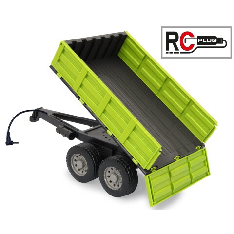 Basculador verde claro para Tractor-RC 1:16