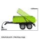 Basculador verde claro para Tractor-RC 1:16