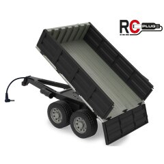 Basculador negro para Tractor-RC 1:16