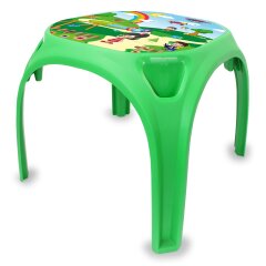 Childrens table Fun with Numbers XL green