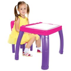 Childrens Seat group Lets Study pink