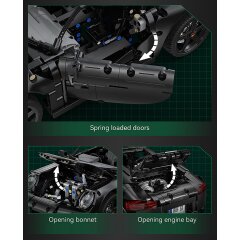CaDA RUF GT 1:10 black Bricks