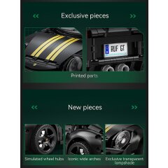 CaDA RUF GT 1:10 nergo Bricks
