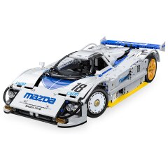 CaDA Mazda 787B 1:10 blanco Bricks