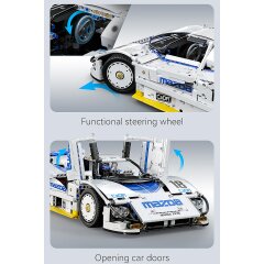 CaDA Mazda 787B 1:10 blanco Bricks