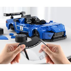 CaDA Maserati GT2 1:20 blue 2,4GHz Bricks