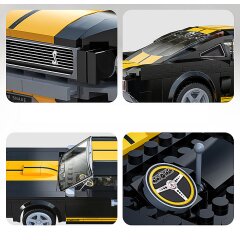 CaDA Shelby GT350 H 1:20 black 2,4GHz Bricks
