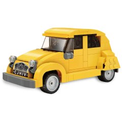 CaDA Citroën 2CV 1:24 amarillo Bricks