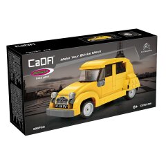 CaDA Citroën 2CV 1:24 amarillo Bricks