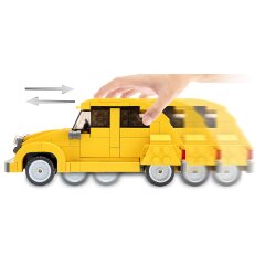 CaDA Citroën 2CV 1:24 amarillo Bricks
