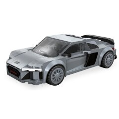 CaDA Audi R8 Coupé 1:24 gris Bricks
