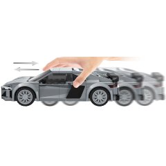 CaDA Audi R8 Coup&eacute; 1:24 gris Bricks