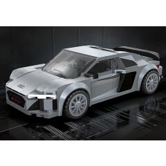 CaDA Audi R8 Coup&eacute; 1:24 gris Bricks