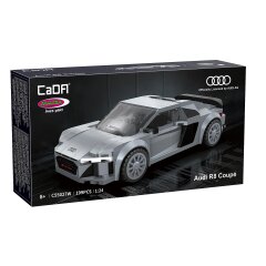 CaDA Audi R8 Coup&eacute; 1:24 gris Bricks