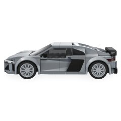 CaDA Audi R8 Coup&eacute; 1:24 gris Bricks