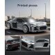 CaDA Audi R8 Coupé 1:24 gris Bricks