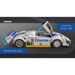 CaDA Mazda 787B 1:24 blanco Bricks