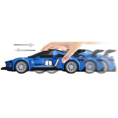CaDA Maserati GT2 1:24 blue Bricks