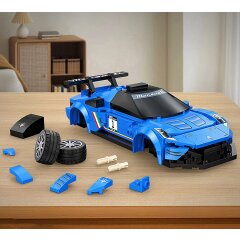 CaDA Maserati GT2 1:24 blue Bricks