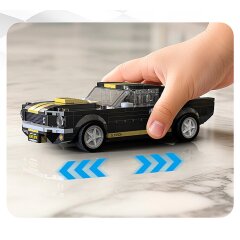 CaDA Shelby GT 350 H 1:24 black Bricks