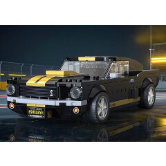 CaDA Shelby GT 350 H 1:24 black Bricks