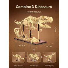 CaDA Dinosaur fossil Stegosaurus 1:23 Bricks