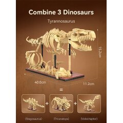 CaDA Dinosaur fossil Triceratops 1:33 Bricks