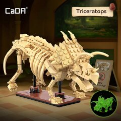 CaDA Fossile de dinosaure Triceratops 1:33 Bricks