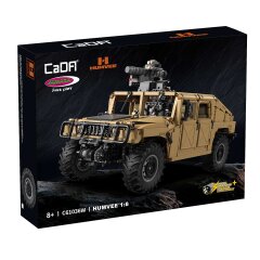 CaDA Humvee 1:8 marr&oacute;n Bricks