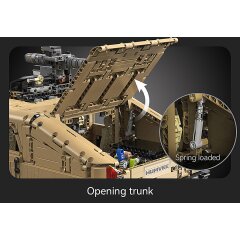 CaDA Humvee 1:8 marrone Bricks