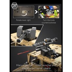 CaDA Humvee 1:8 marrone Bricks