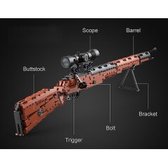 CaDA Karabiner 98K brown 1:2 Bricks