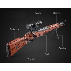 CaDA Karabiner 98K marrón Bricks