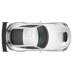 Mercedes-AMG GT2 Diecast 1:43 argento