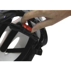 Casque enfantsde v&eacute;lo M rouge