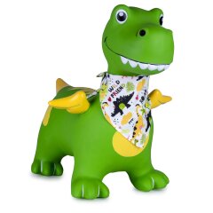 Animale salterino Dino con ale HoppyDoo verde con pompa