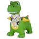 Animale salterino Dino con ale HoppyDoo verde con pompa