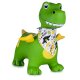 Animale salterino Dino con ale HoppyDoo verde con pompa