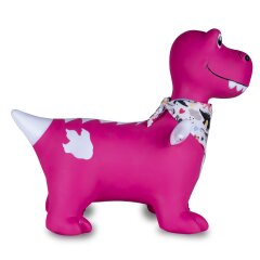 Bouncing animal Dino with wings HoppyDoo pink with pump