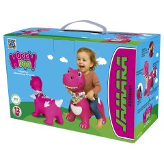 Bouncing animal Dino with wings HoppyDoo pink with pump