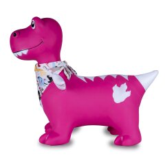 Bouncing animal Dino with wings HoppyDoo pink with pump